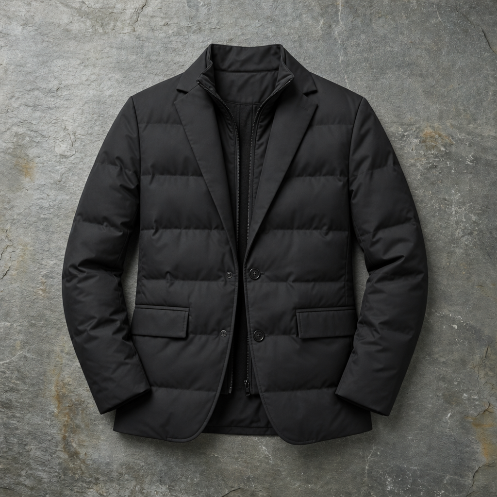 Lourmarin Down Puffer Blazer in Black