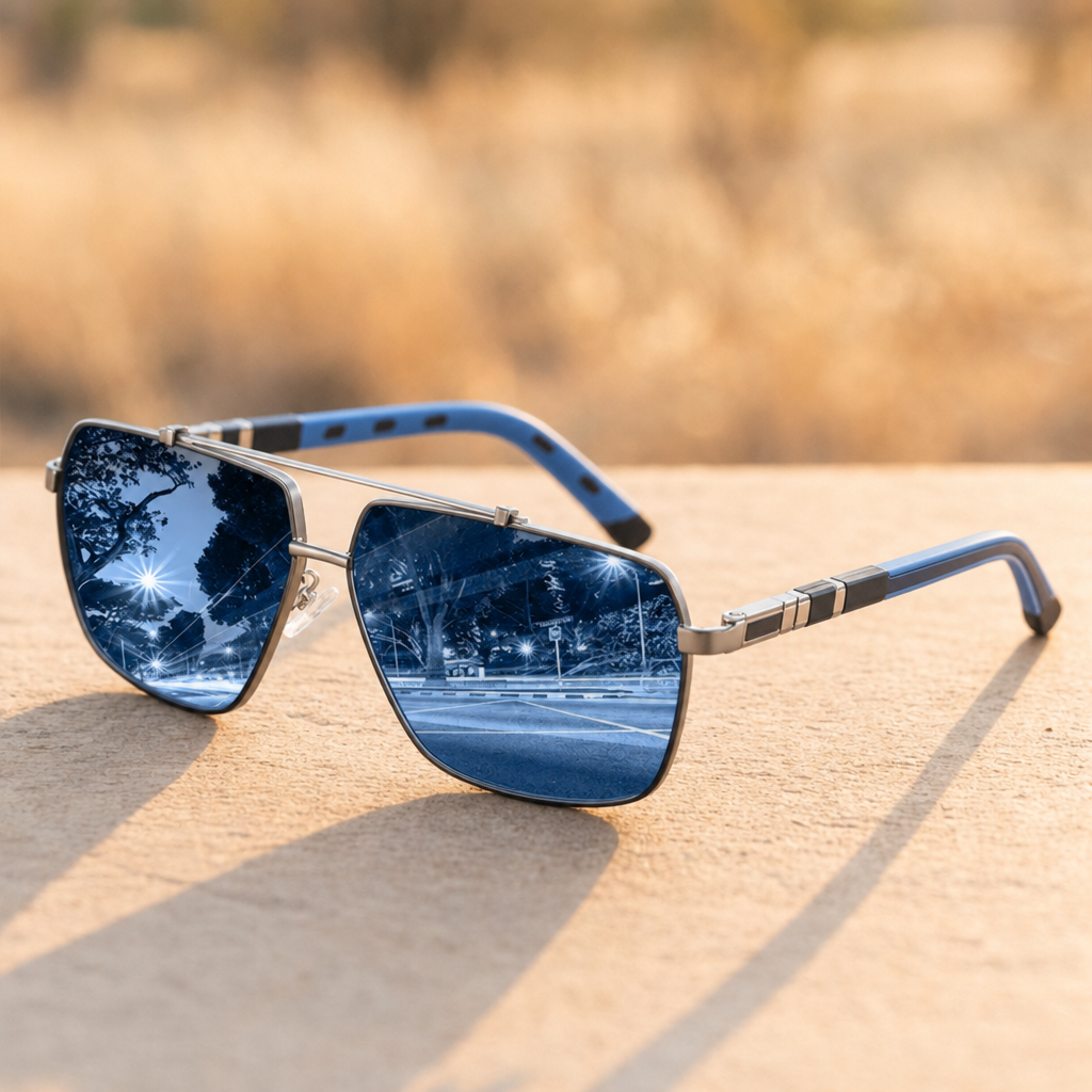Men's Narbonne Sunglasses in Blue