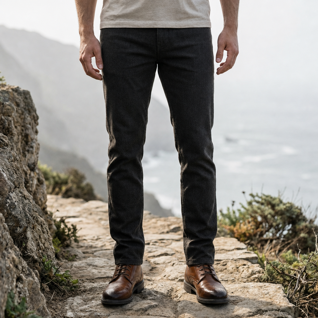 Tarragona Leather Brogue Derby Shoes in Brown