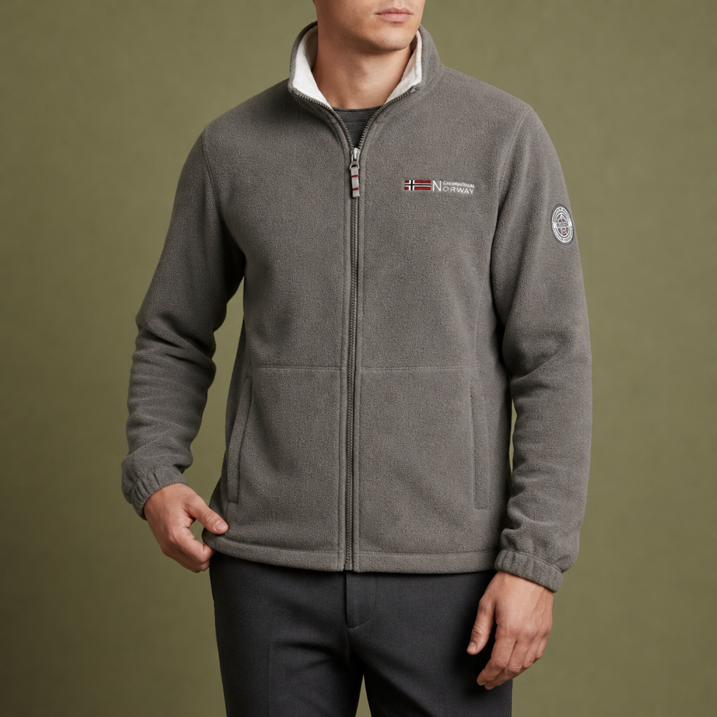 Figueres Full-Zip Fleece Jacket in Clay