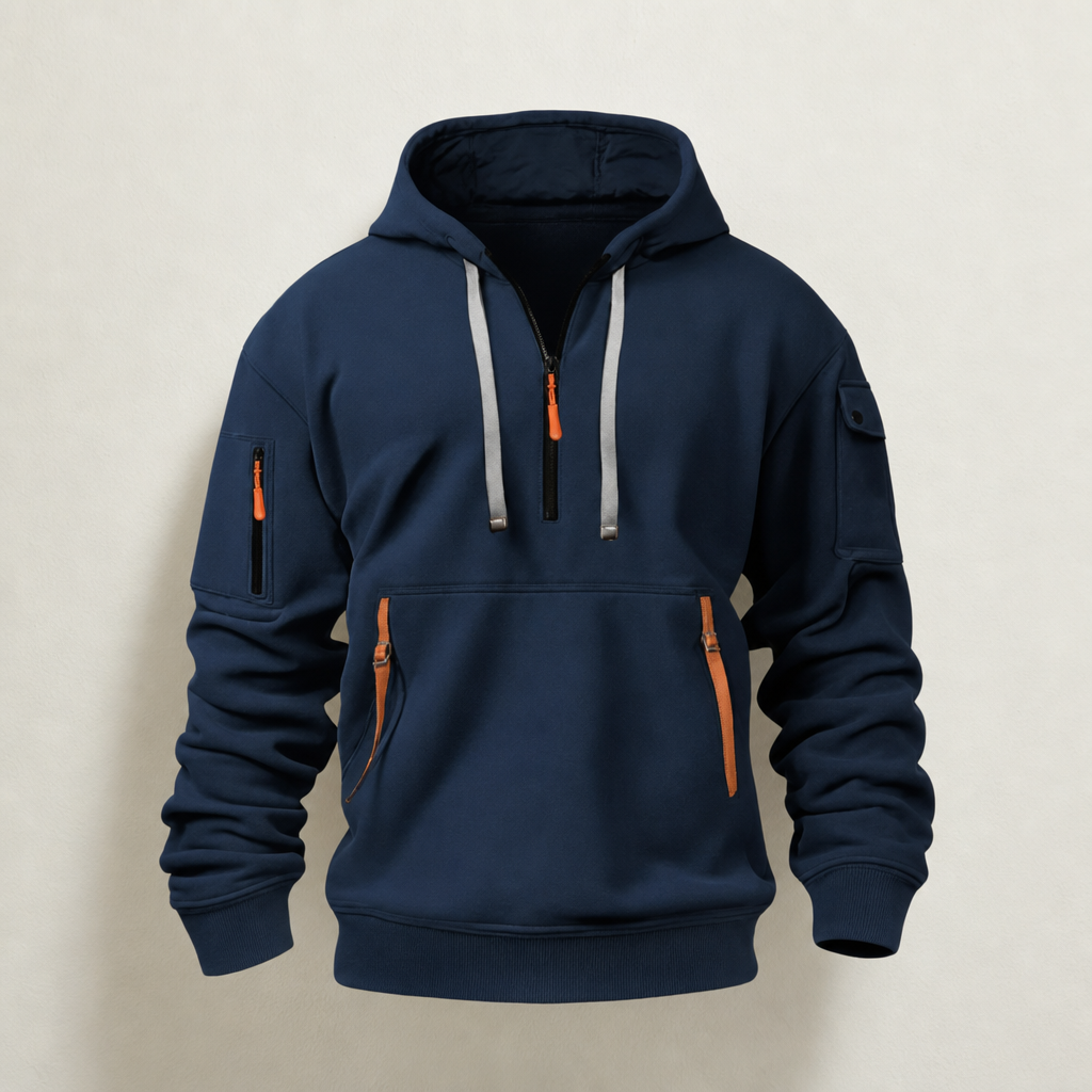 Iravello All-Season Utility Jacket in Dark Blue