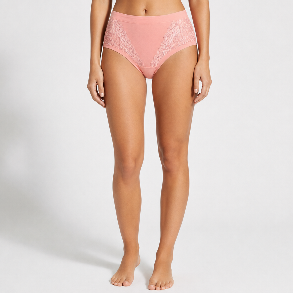 Naxos Lace Cotton Briefs in Default
