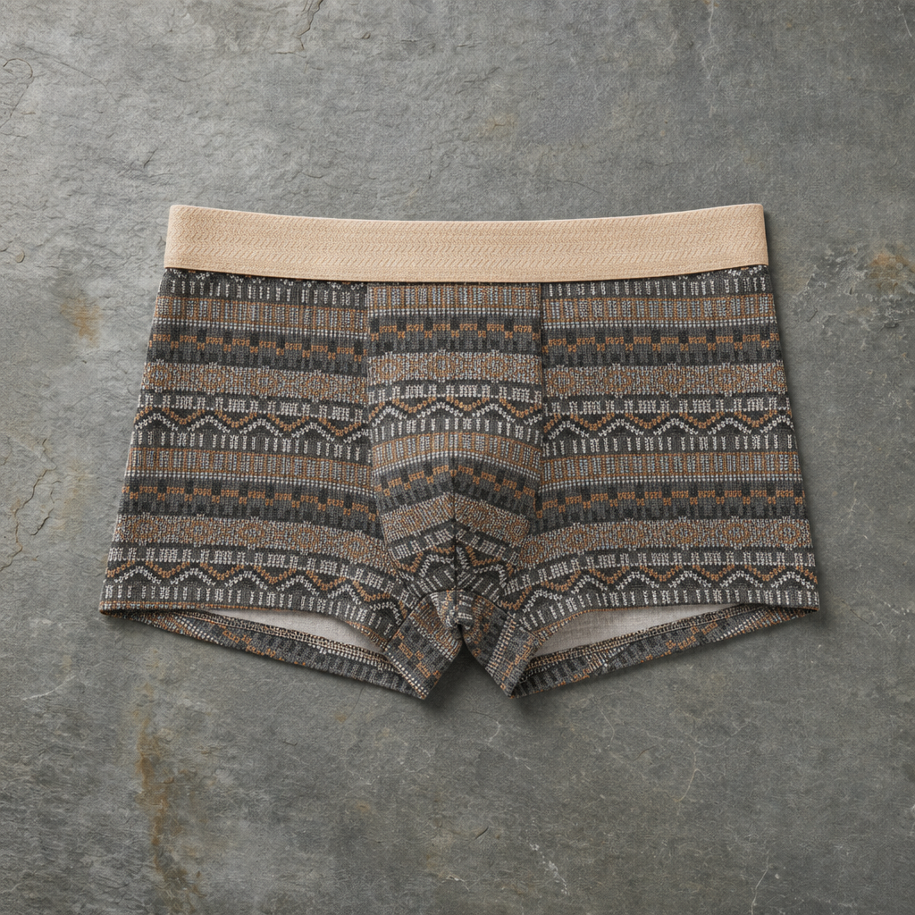 Tossa Retro Print Boxer Briefs in Pattern design