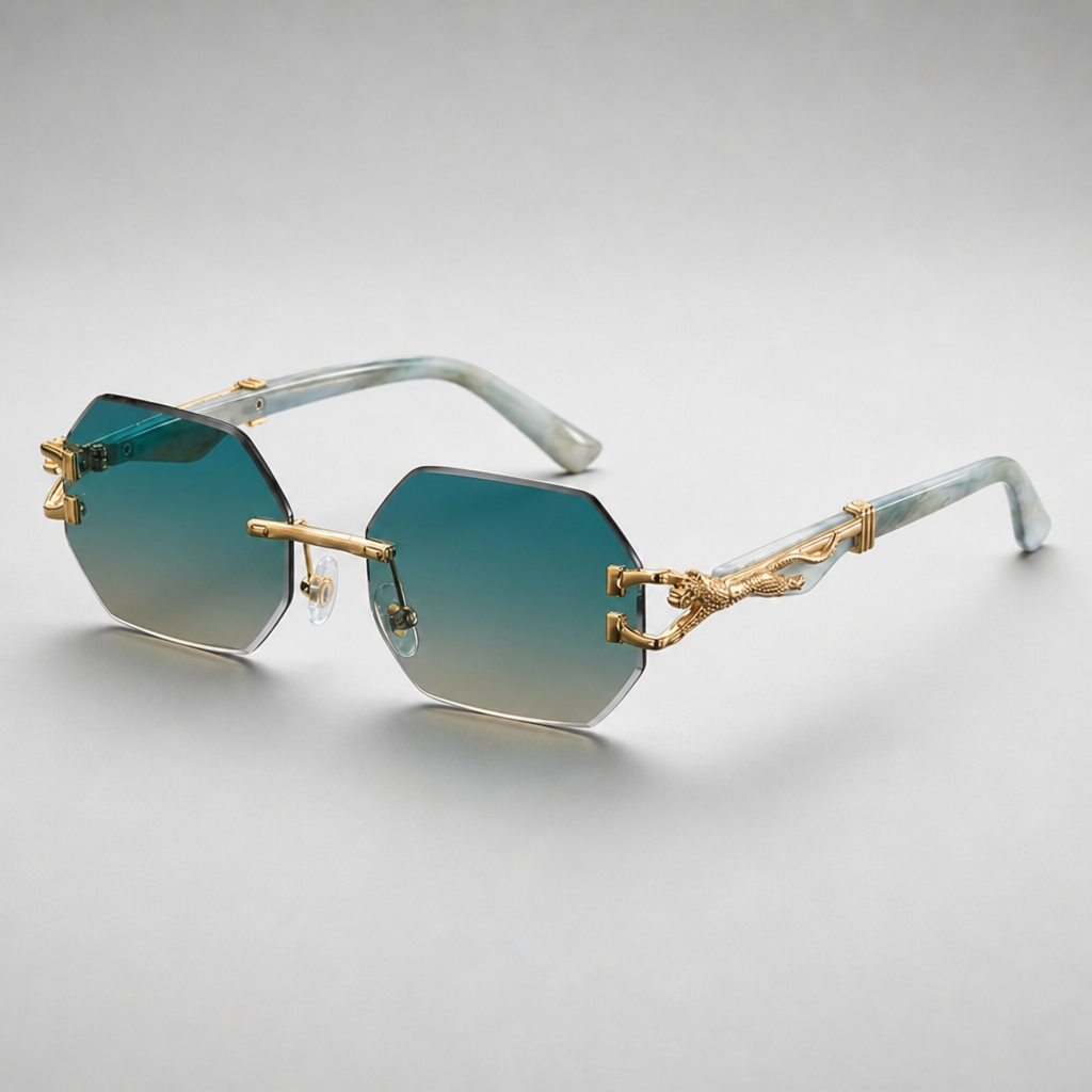 Women's Fiesole Sunglasses in Emerald Green