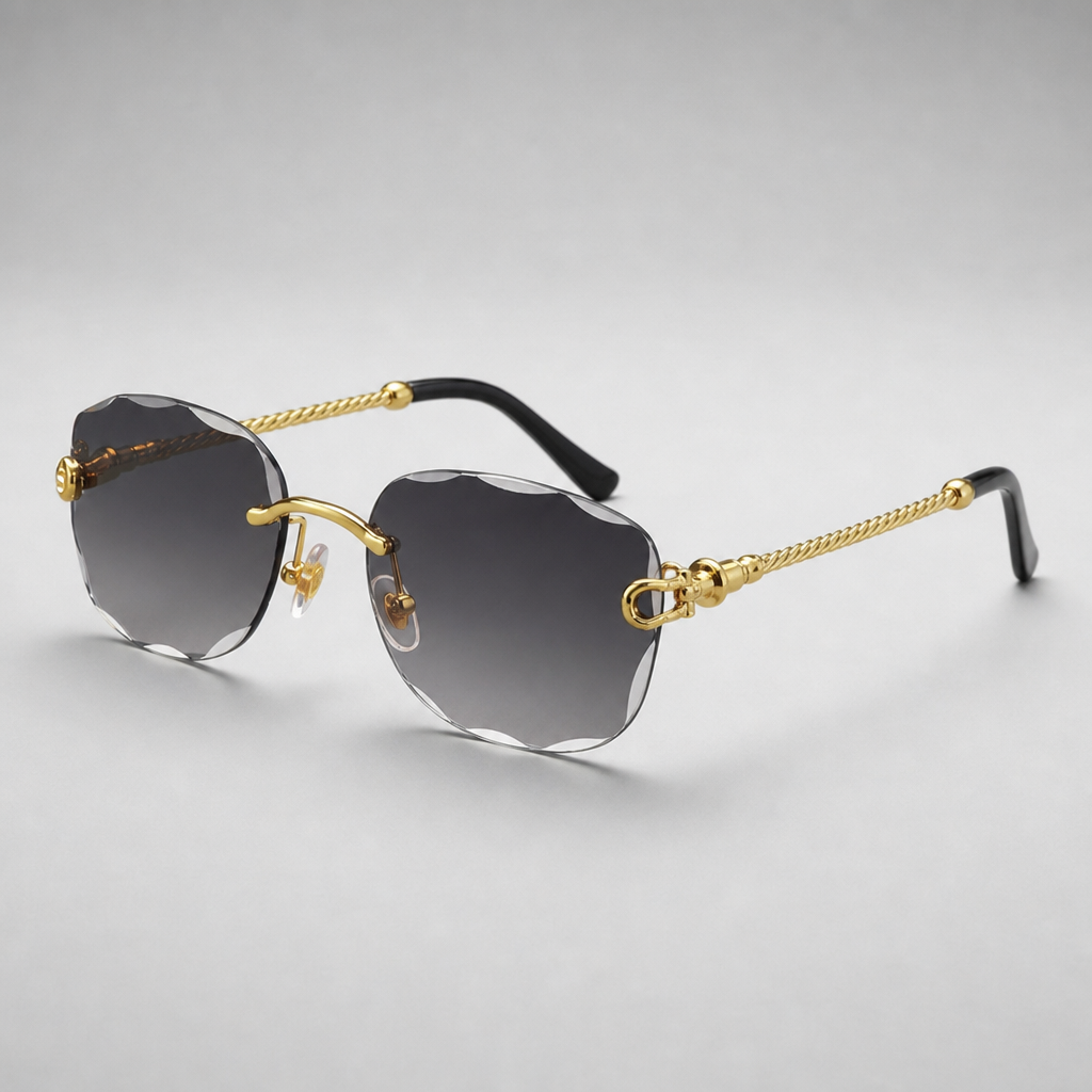 Women's Siena Sunglasses in Gold/Black