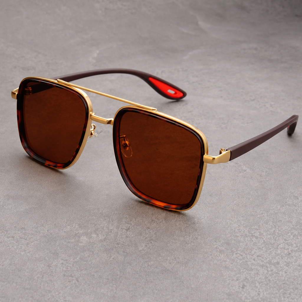 Women's Lacoste Sunglasses in Gold & Tea