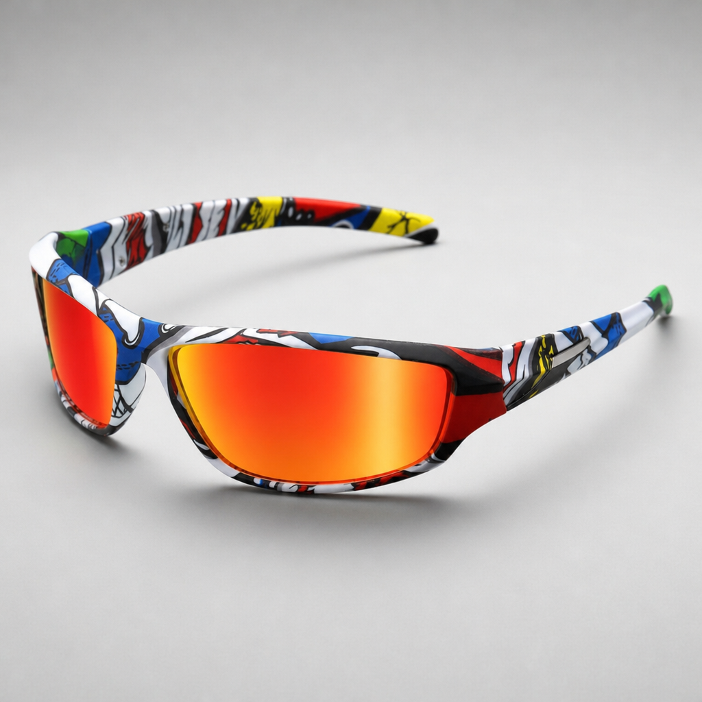 Women's Fiesole Sunglasses in Graffiti Red