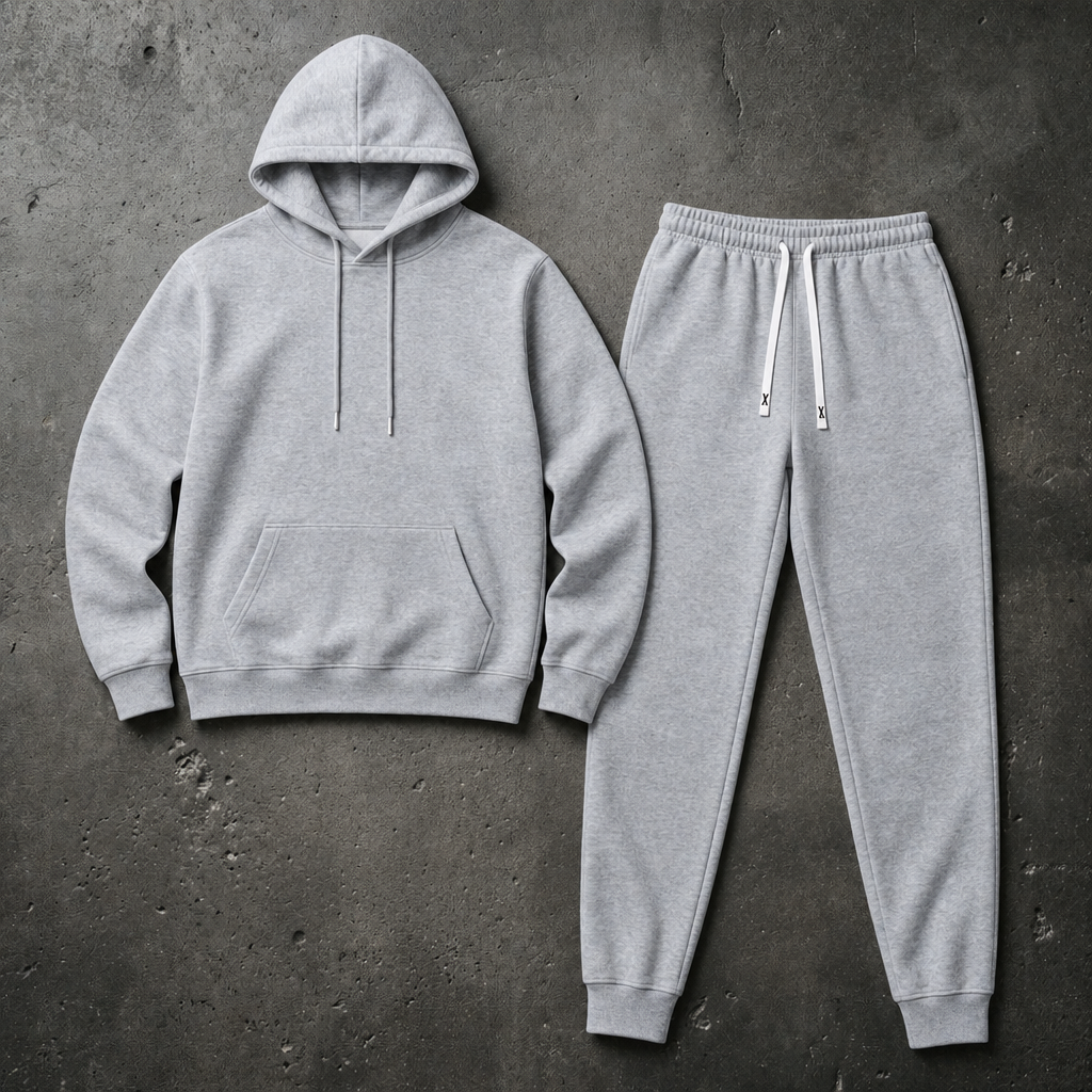 Lavello Tracksuit Set in Gray
