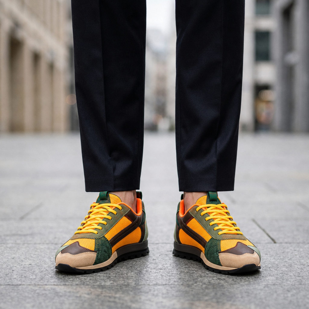 Lesvos Utility Trail Sneakers in Green