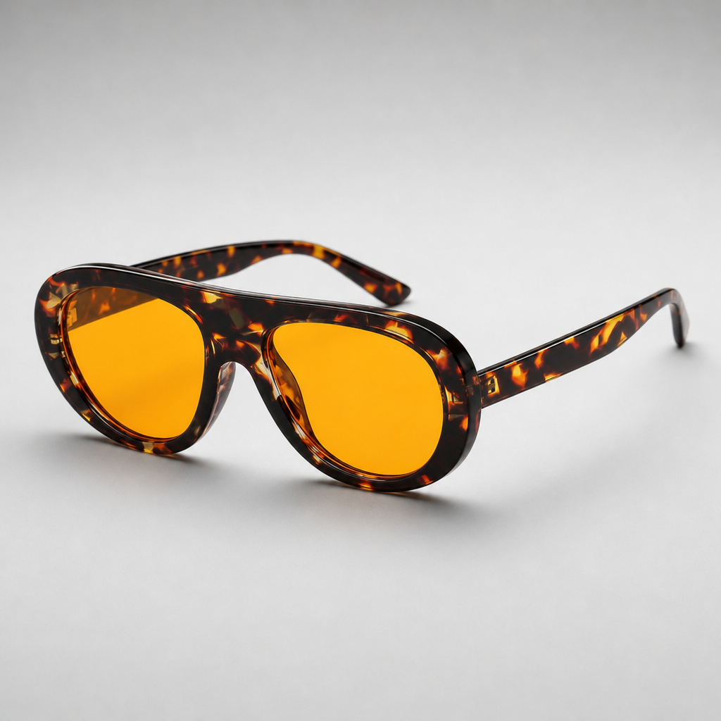 Women's Gijon Sunglasses in Havana Orange