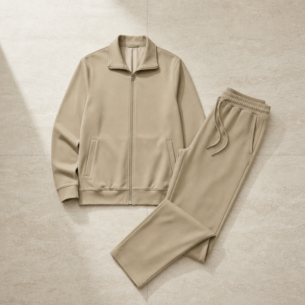 Peter Two Piece Set in Khaki
