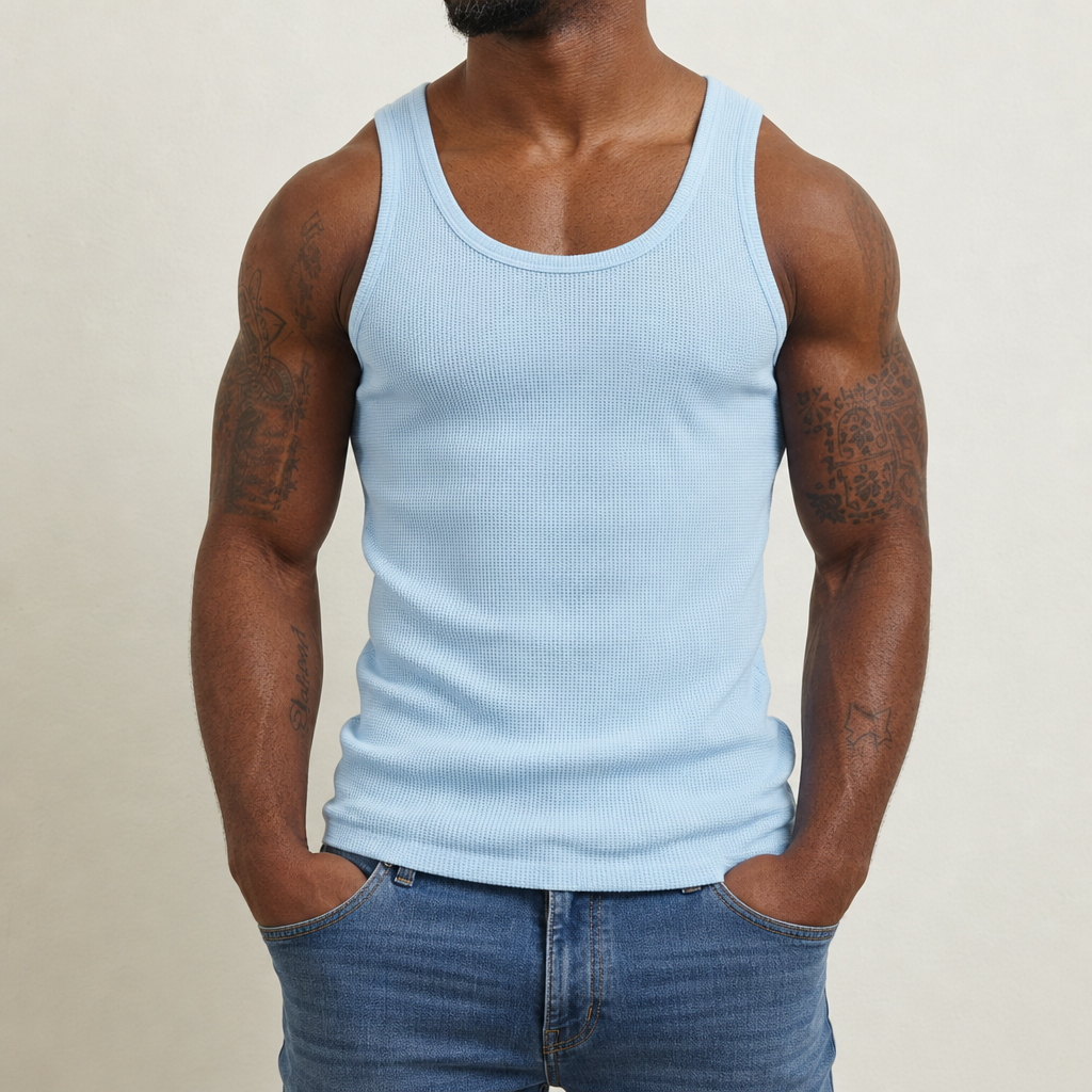 Monaco Tank Top in Light Blue