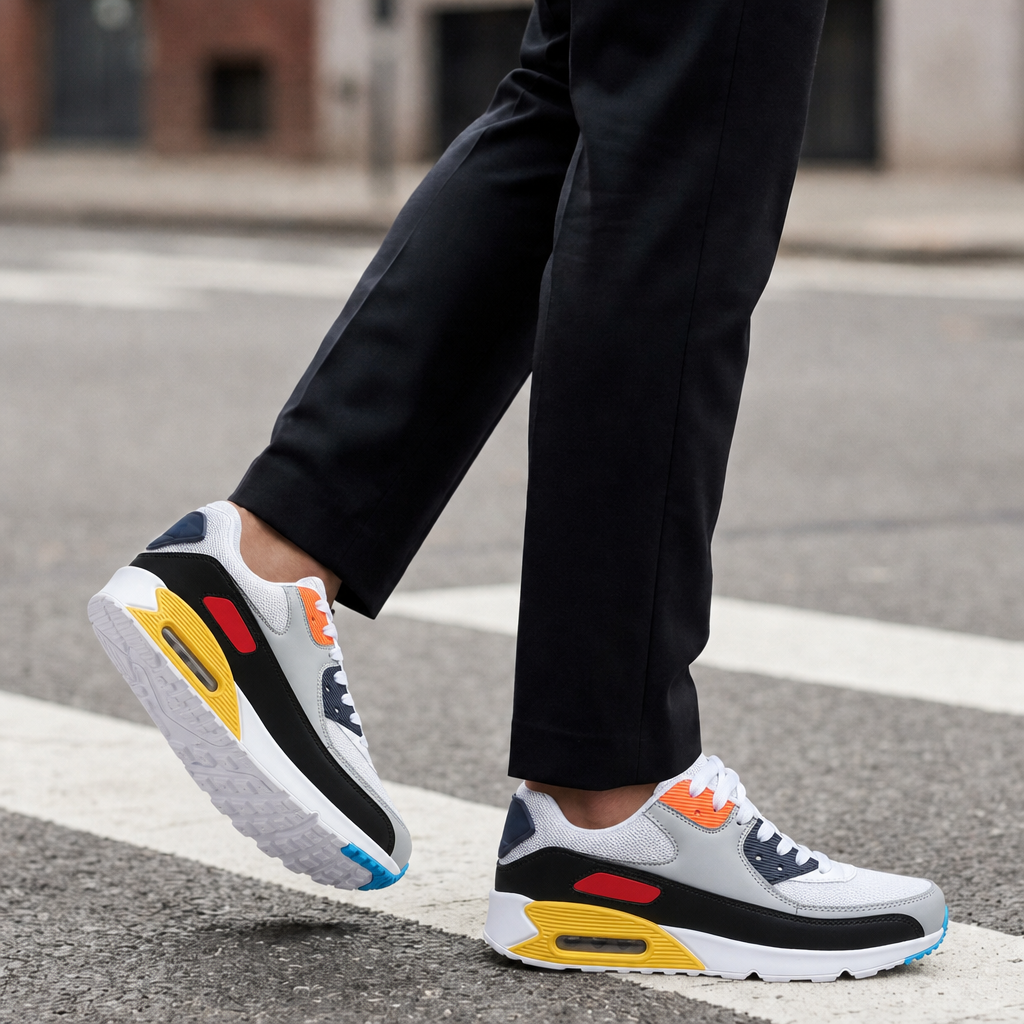 Kea Retro Air Cushion Sneakers in Multicolor