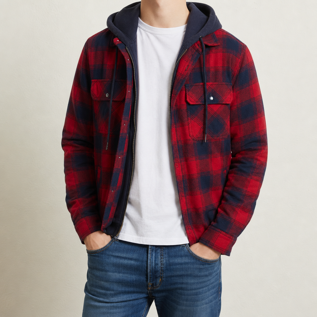 Wandsworth Bomber Jacket in Red