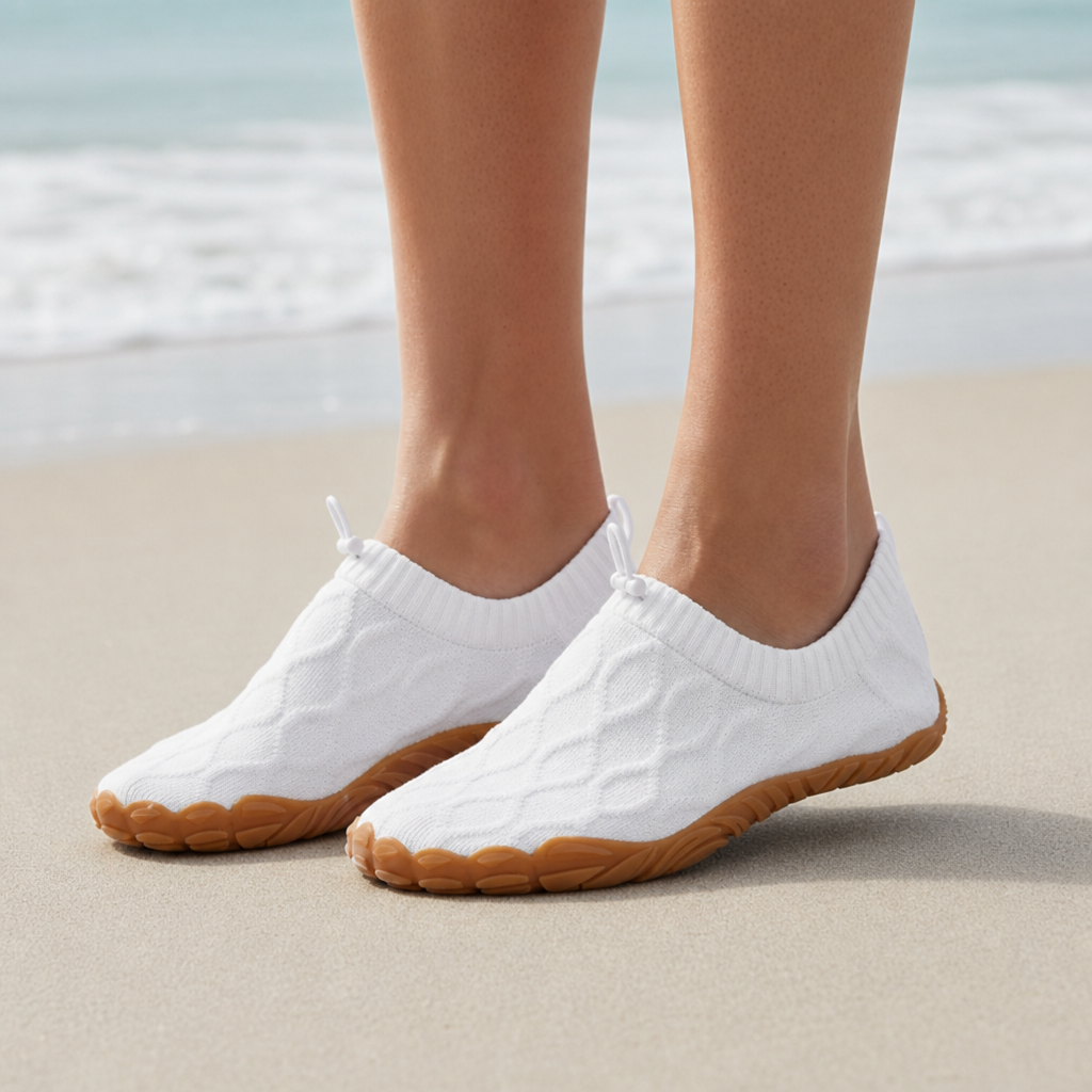 Carcassonne Minimalist Barefoot Shoes in White