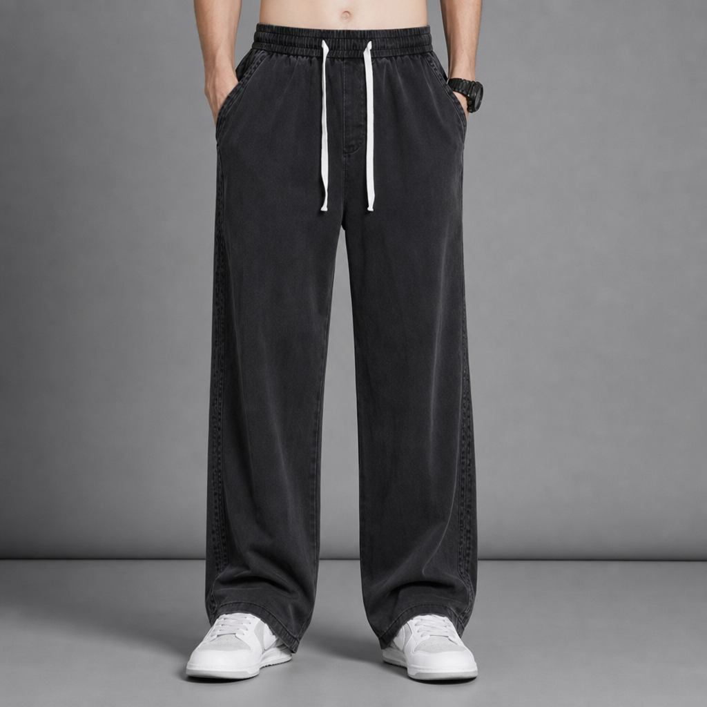 Rab Wide Leg Drawstring Pants in Black
