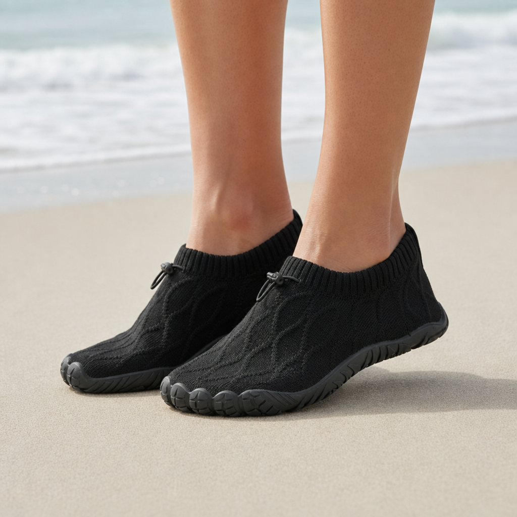 Carcassonne Minimalist Barefoot Shoes in Black