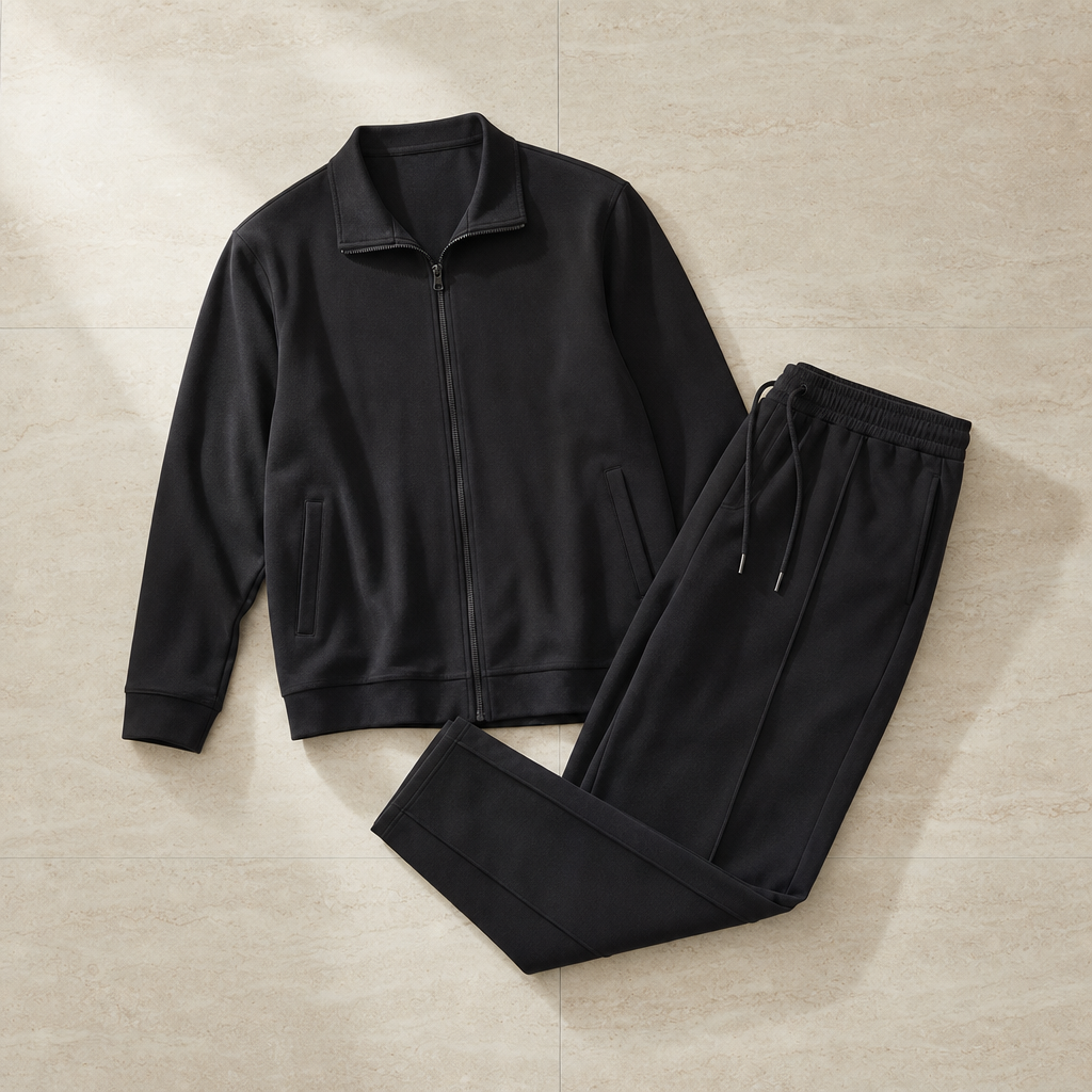 Peter Two Piece Set in Black