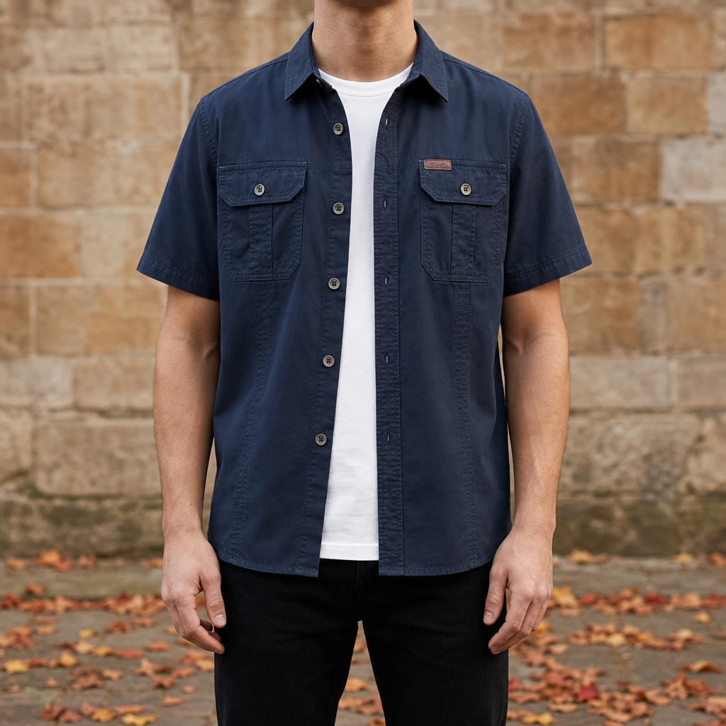 Eze Tactical Cargo Shirt in Blue