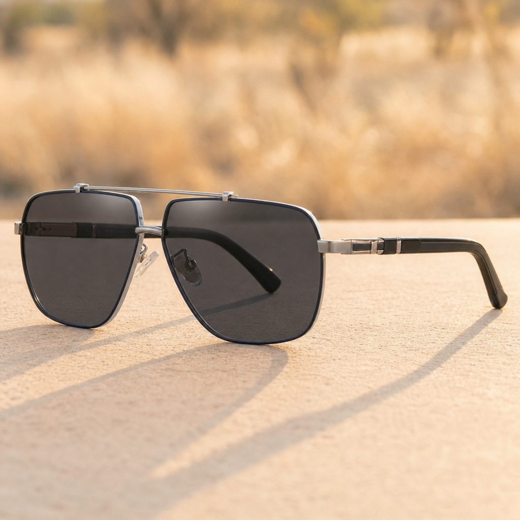Men's Narbonne Sunglasses in Jet Black