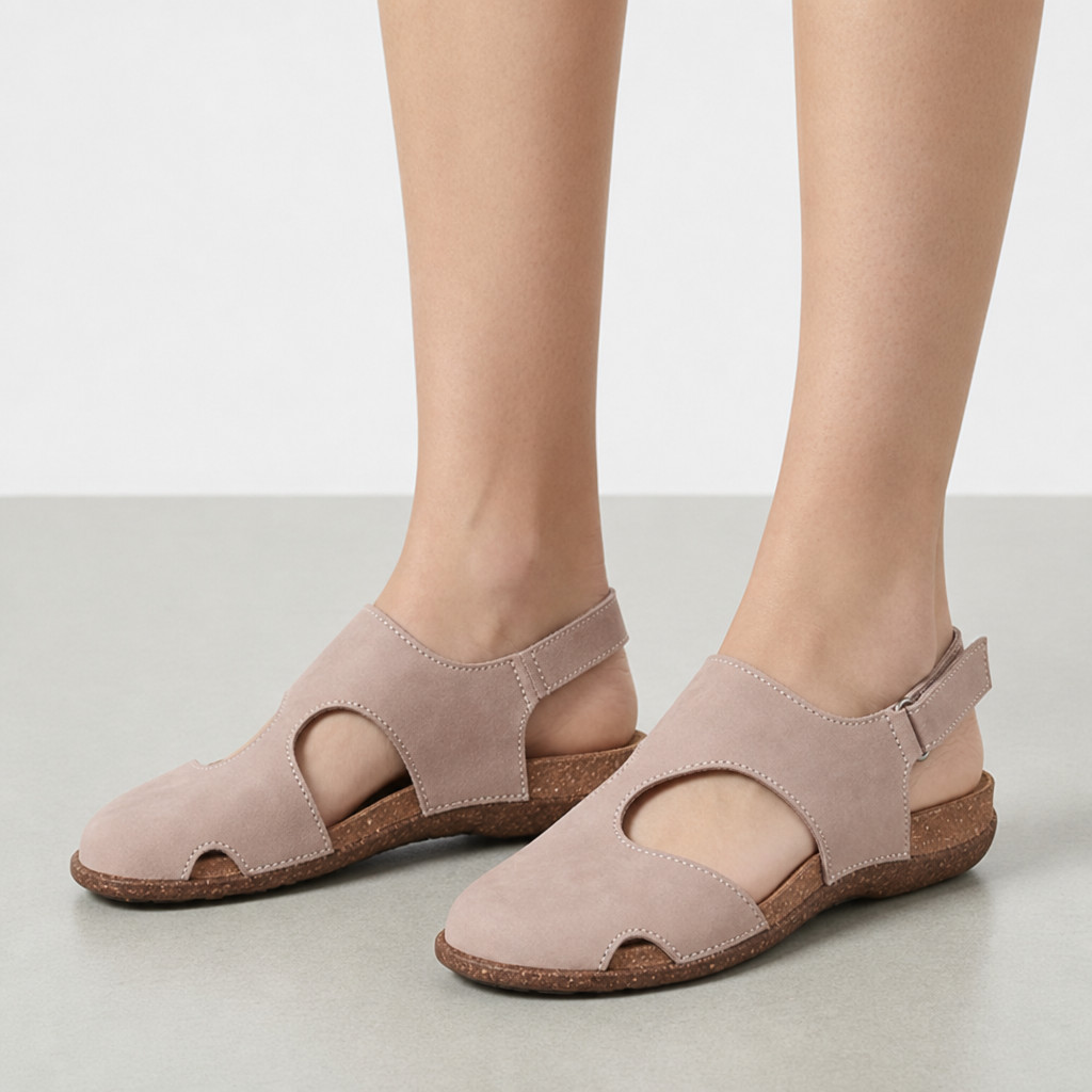 Avignon Orthopedic Slingback Sandals in Pink