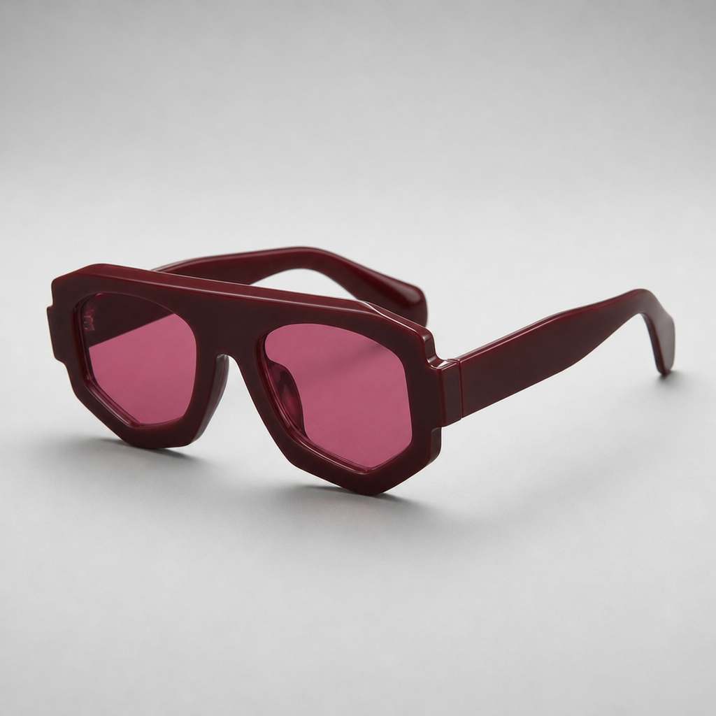 Women's Paros Sunglasses in Red