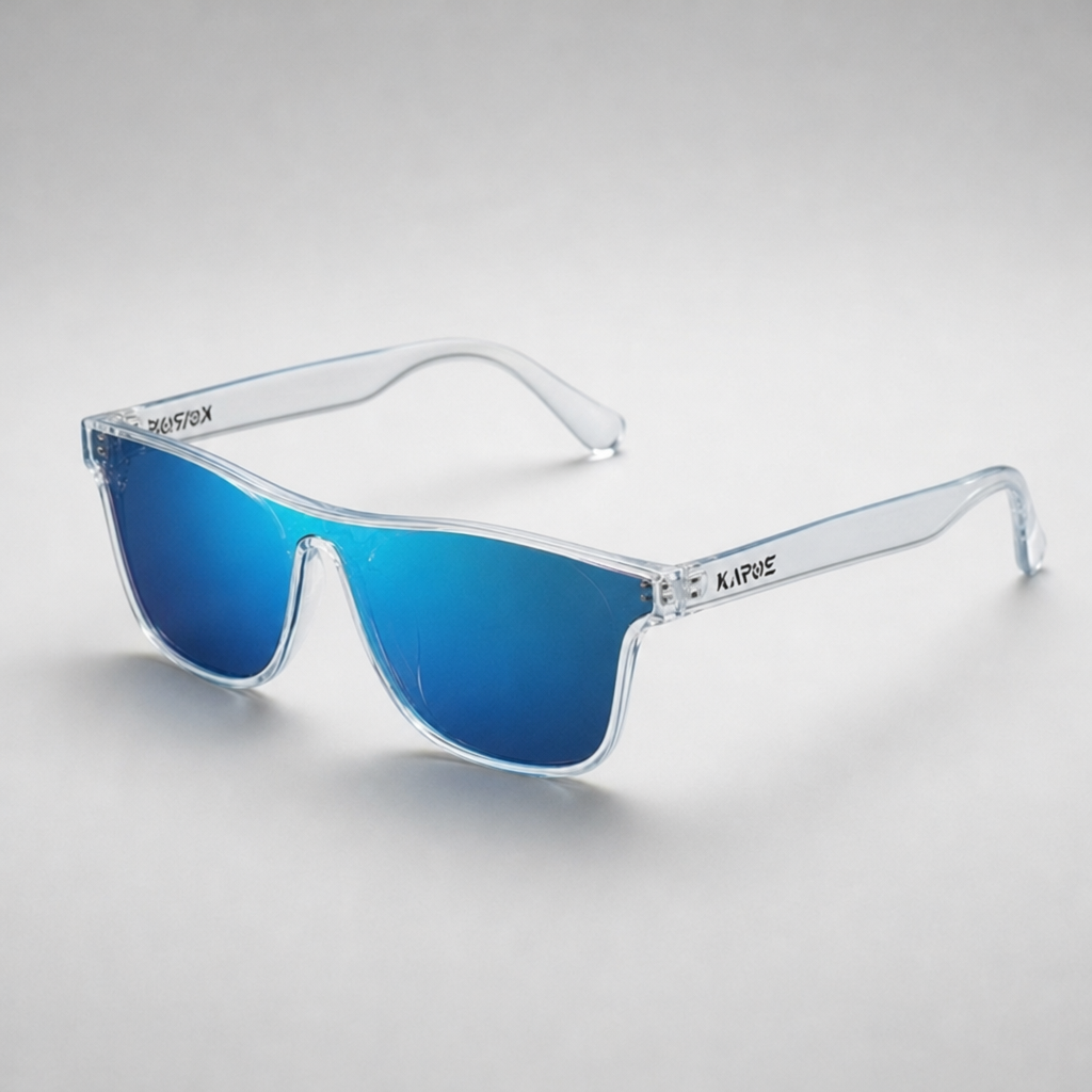 Women's Menorca Sunglasses in Transparent Blue