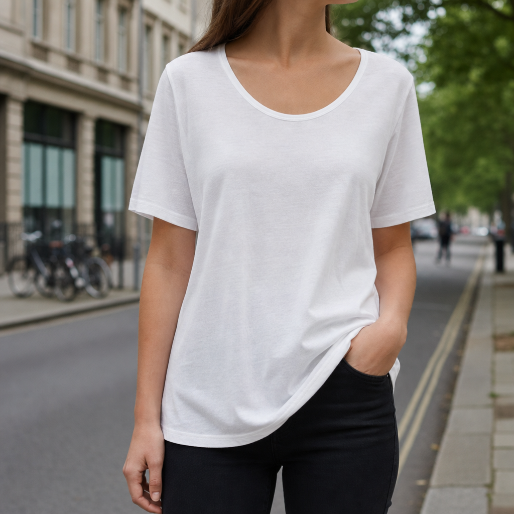 Antibes Loose Fit T-Shirt in White