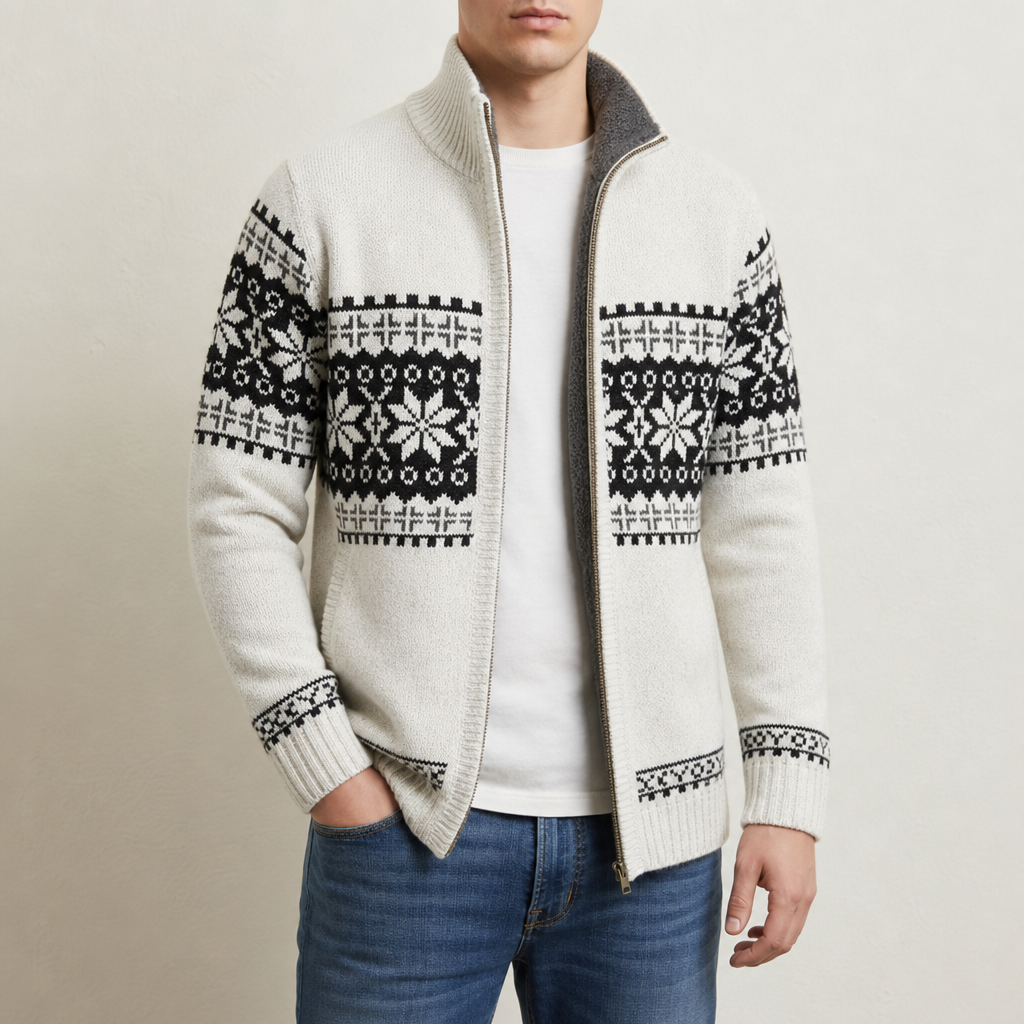 Kent Winter Jacket in White