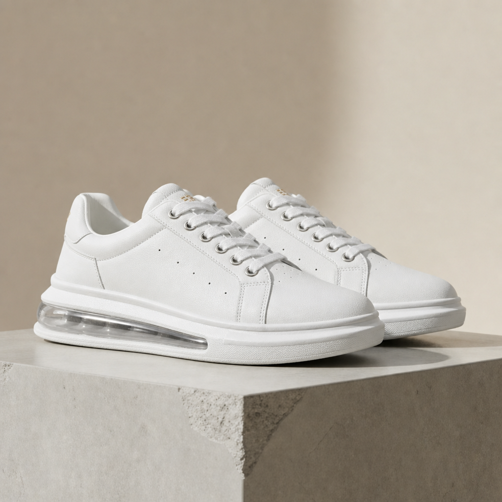Cinque Terre Air Cushion Low Sneakers in White