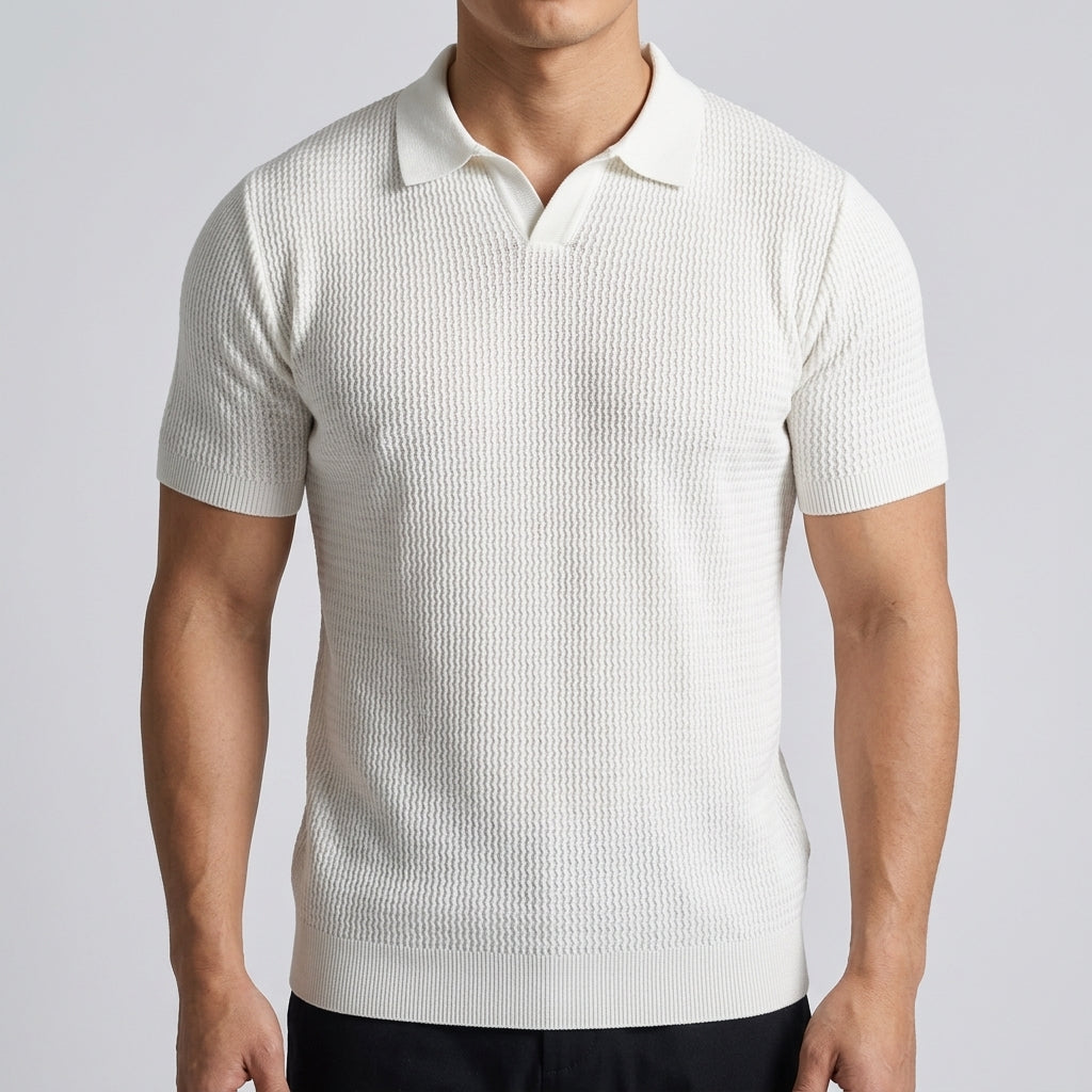 Loriano V-neck Polo Shirt