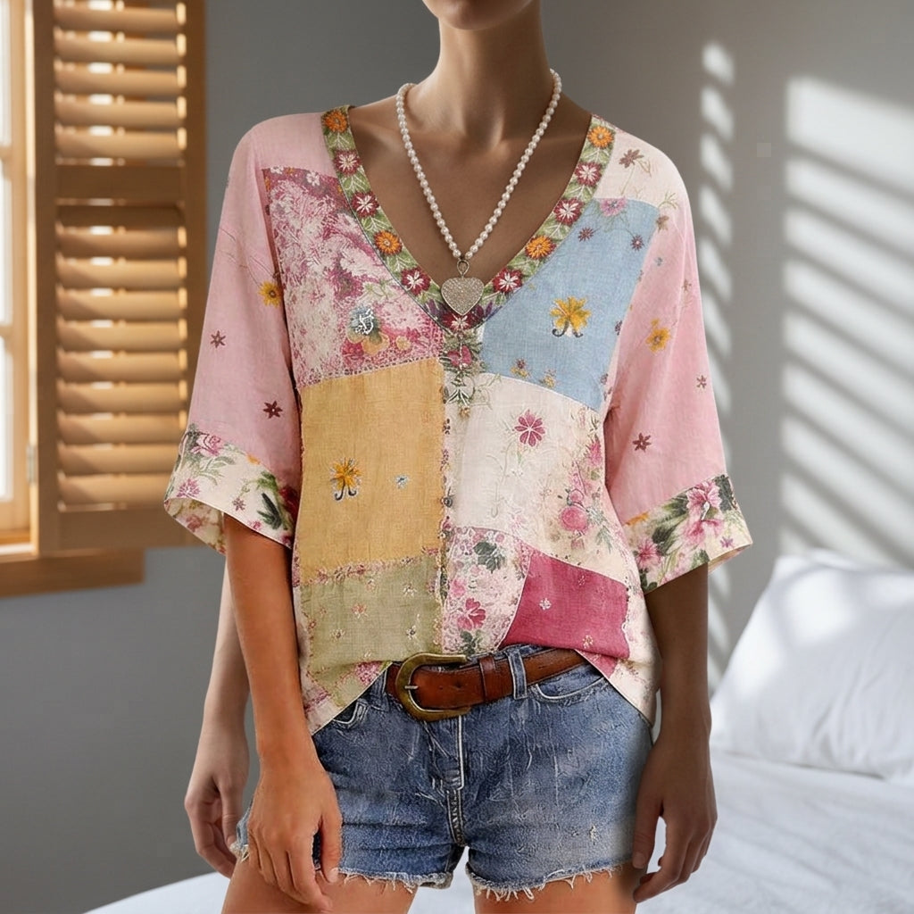 Multicolour Floral Patchwork