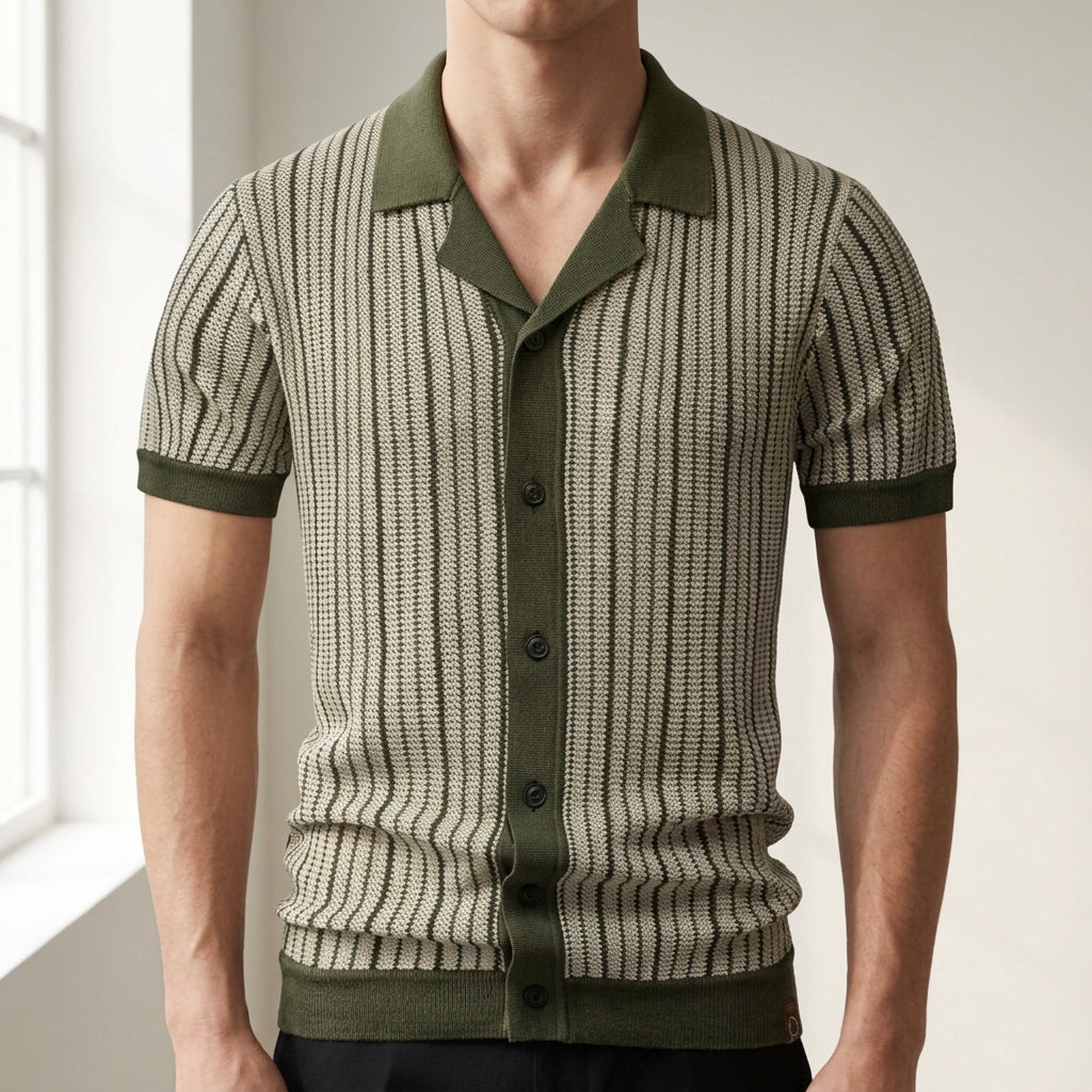 Olive Green Stripe