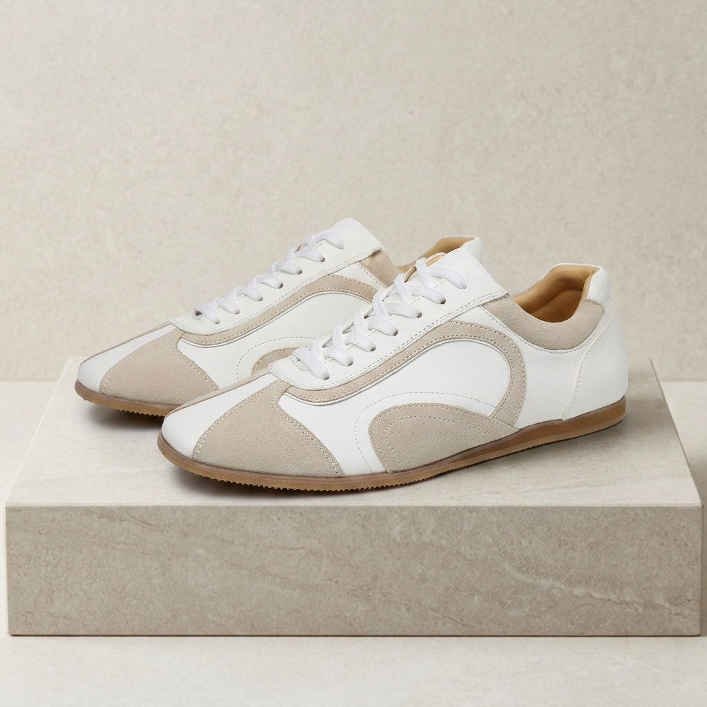 White & Tan Brown