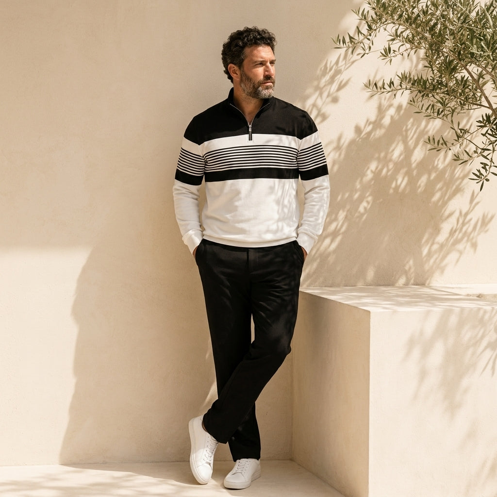 Black & White Stripe