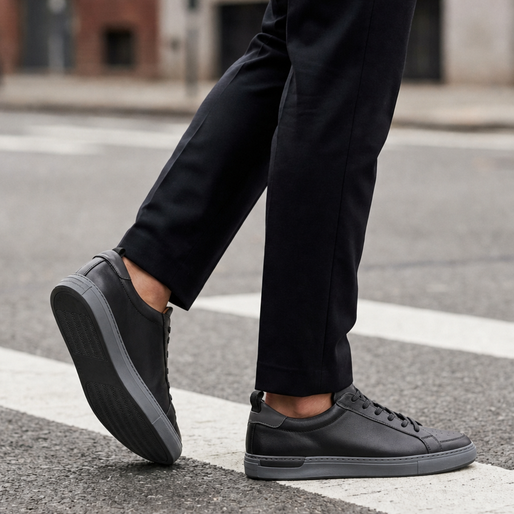 Formentor Leather Casual Sneakers in Black