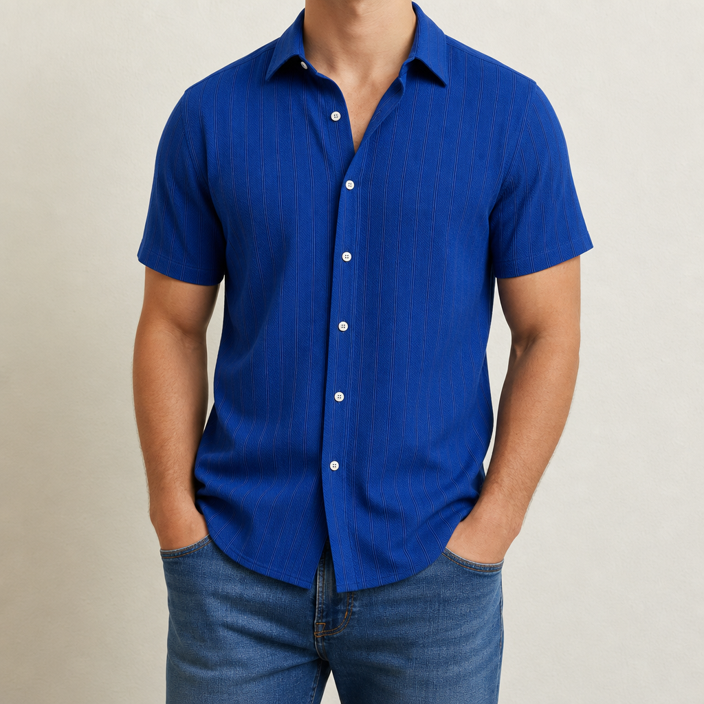 Kofino Short Sleeve Shirt in Blue
