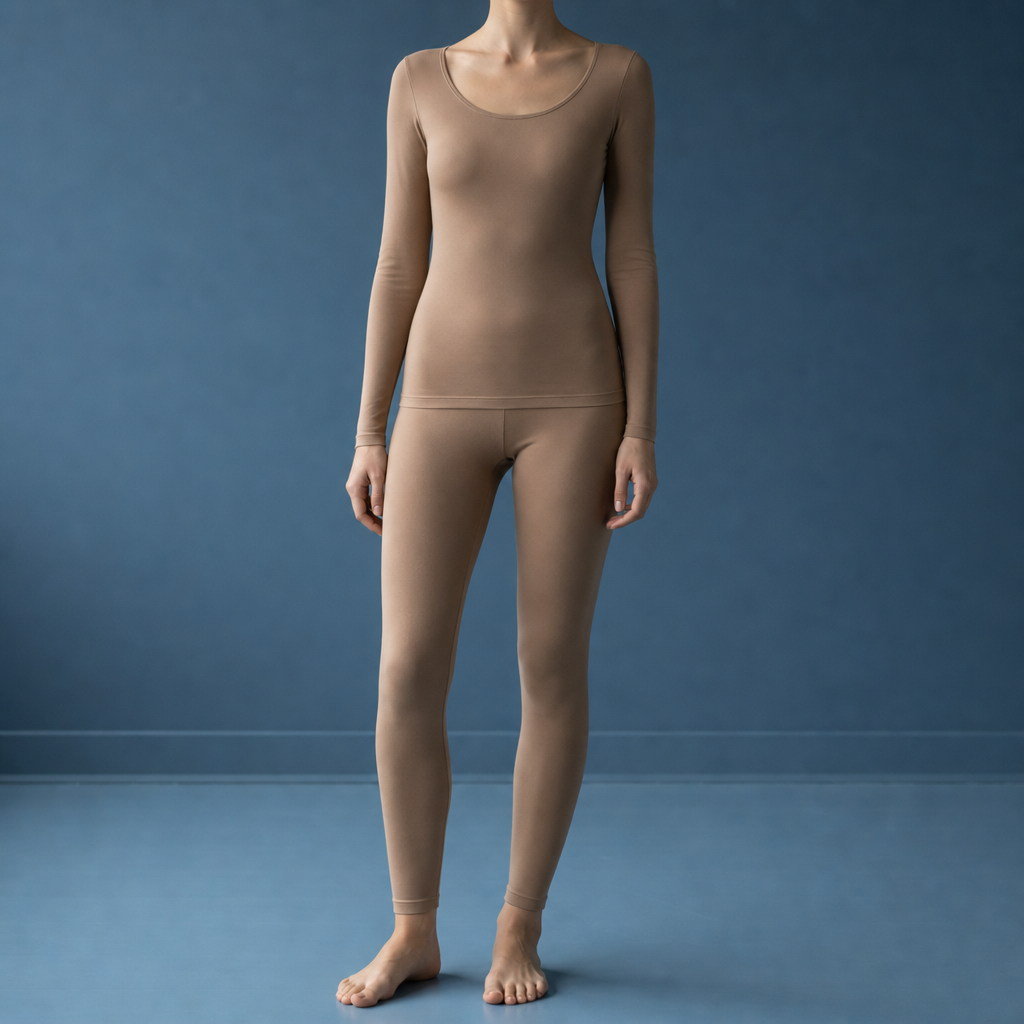Larnaca Seamless Thermal Set in Brown