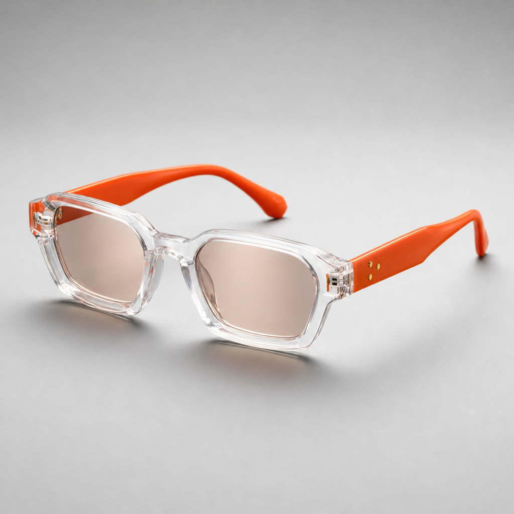 Women's Mougins Sunglasses in Clear Orange