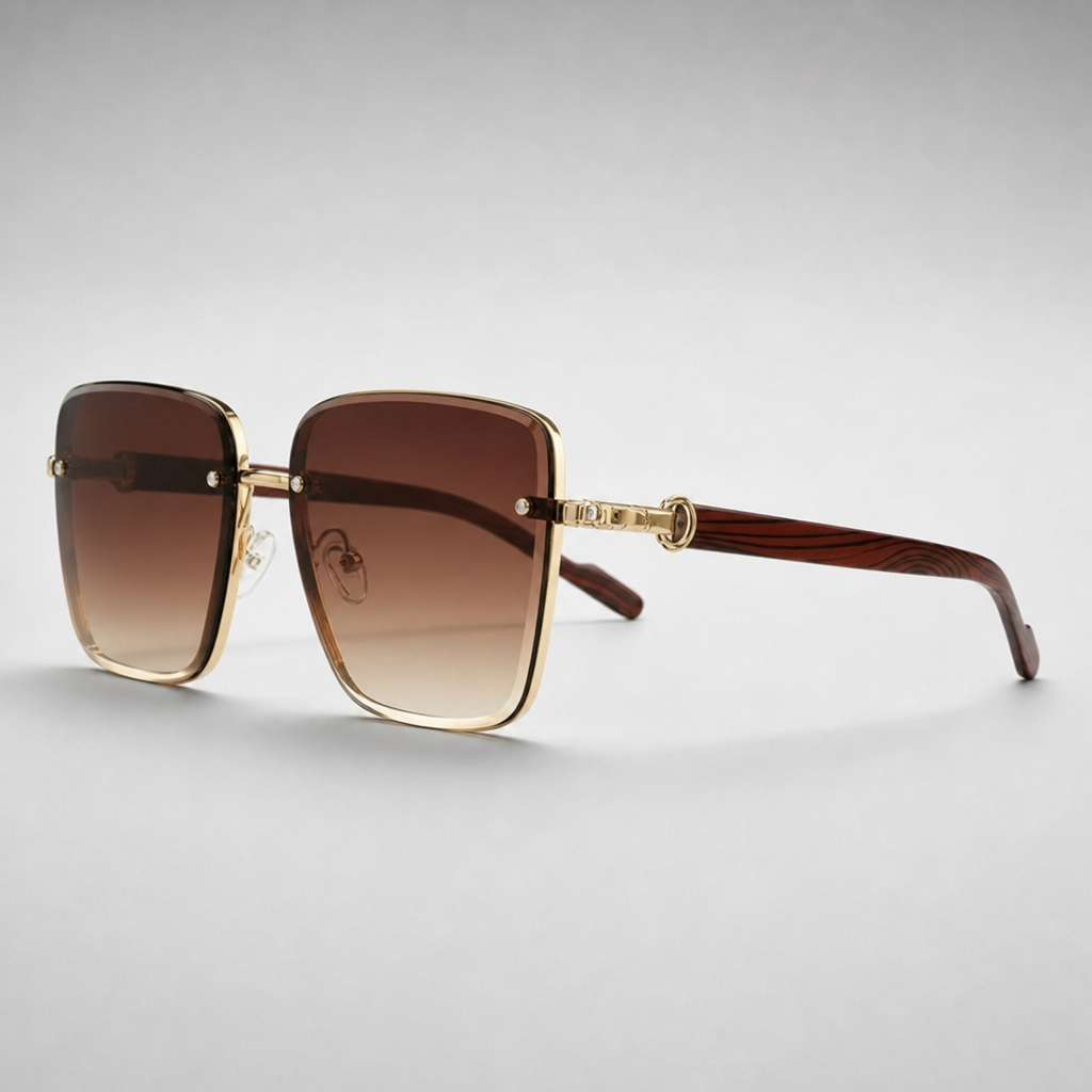 Women's Anzio Sunglasses in Gold/Brown