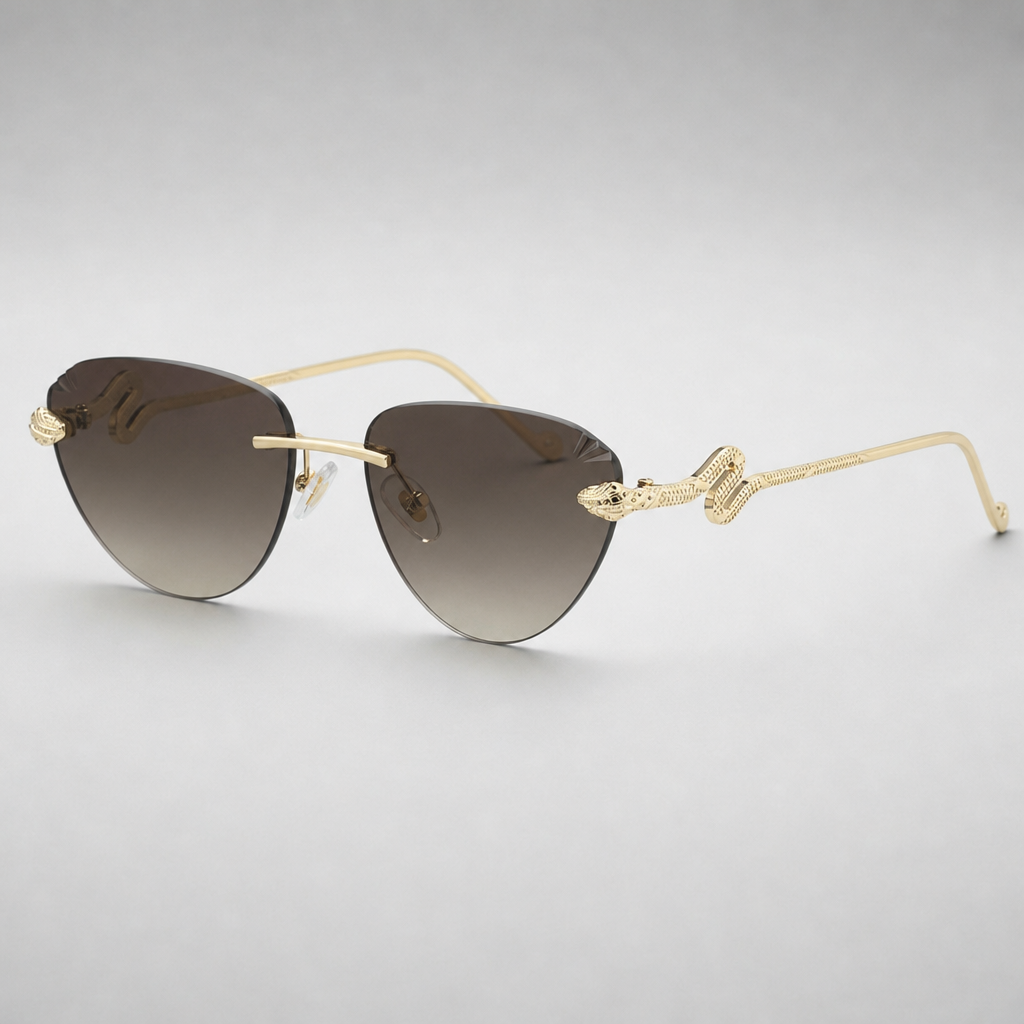 Women's Portofino Sunglasses in Gold-Brown