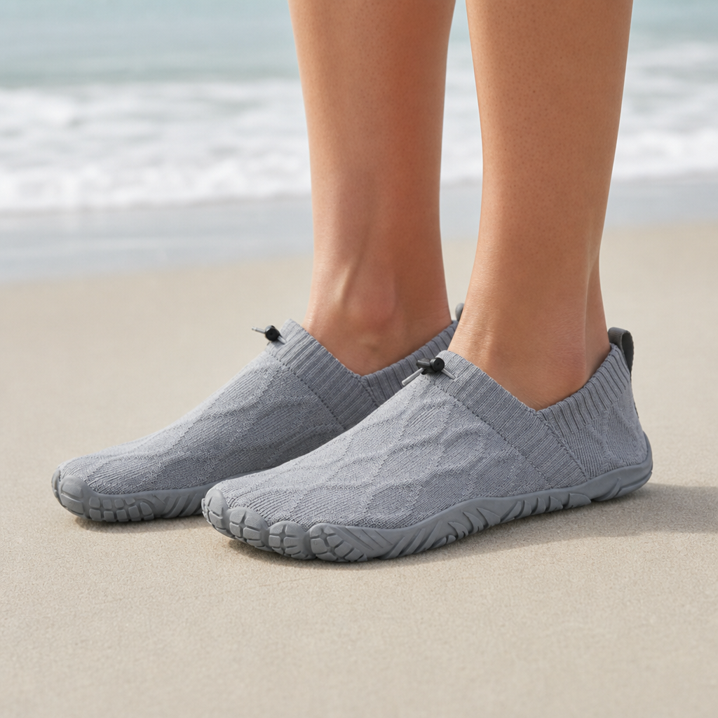 Carcassonne Minimalist Barefoot Shoes in Gray
