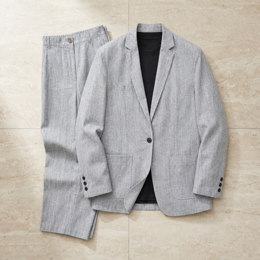 Christiano Blazer Set in Gray