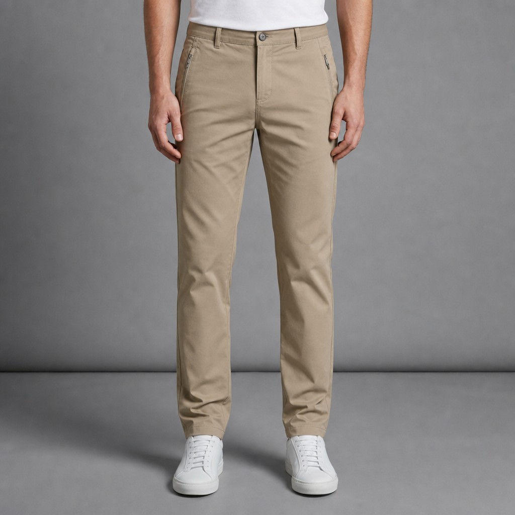 Marsaxlokk Slim Stretch Tactical Trousers in Khaki