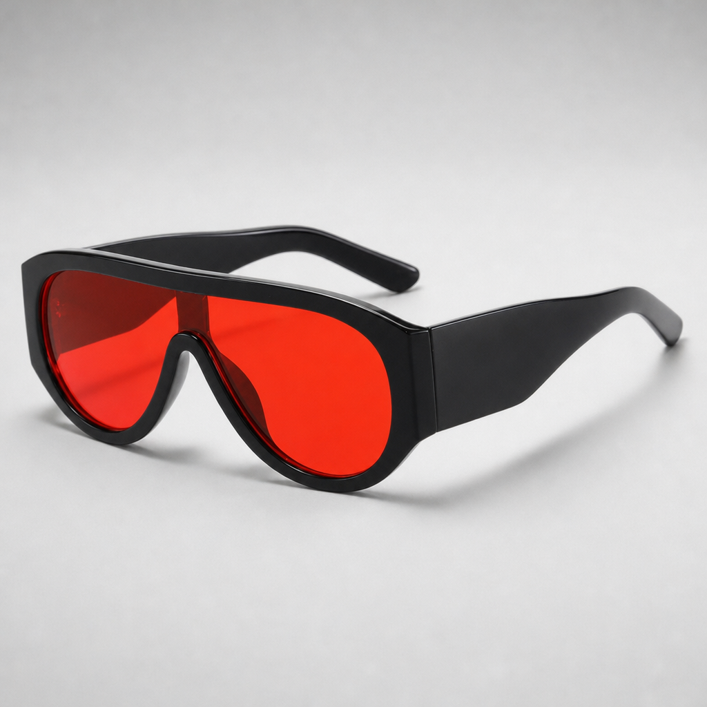 Women's Serifos Sunglasses in Midnight Red