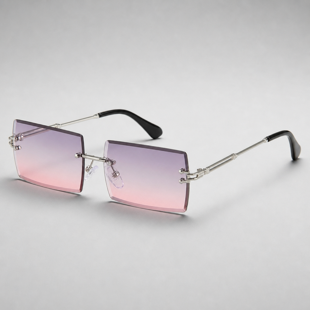 Women's Cordoba Sunglasses in Silver/Grey&Pink