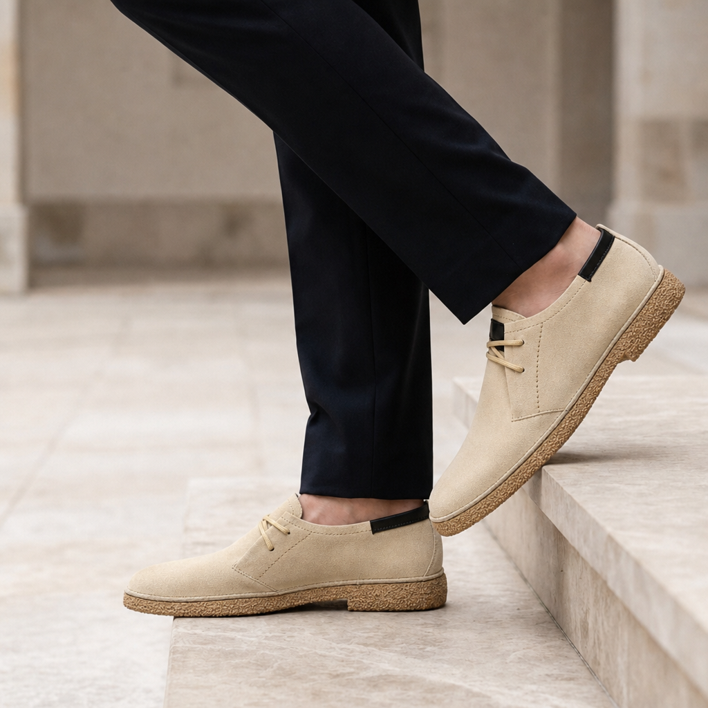 Ascoli Suede Chukka Boots in Tan