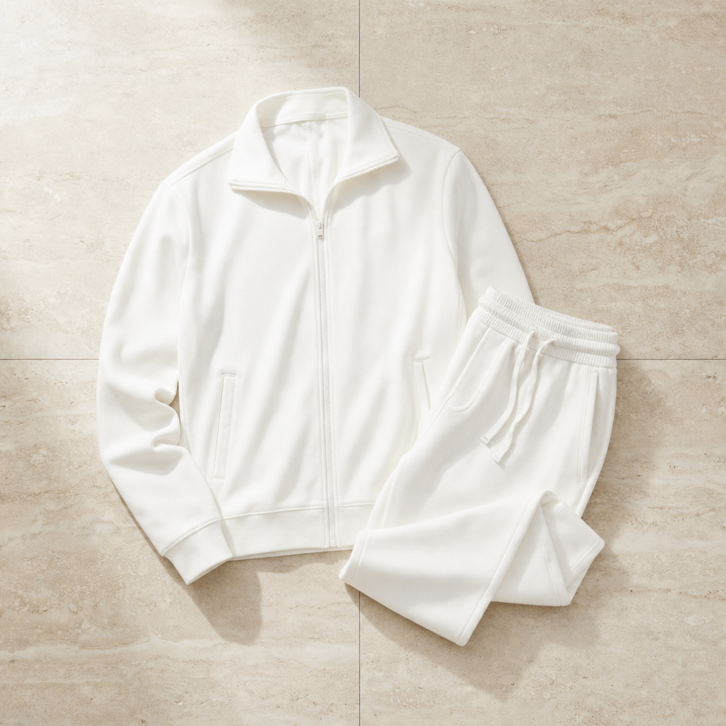 Peter Two Piece Set in White