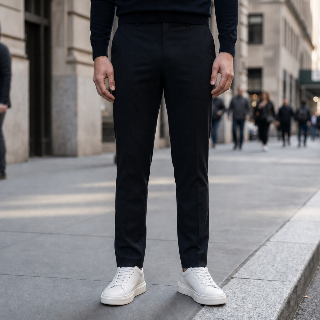 Santorini Straight Leg Denim Jeans in Black