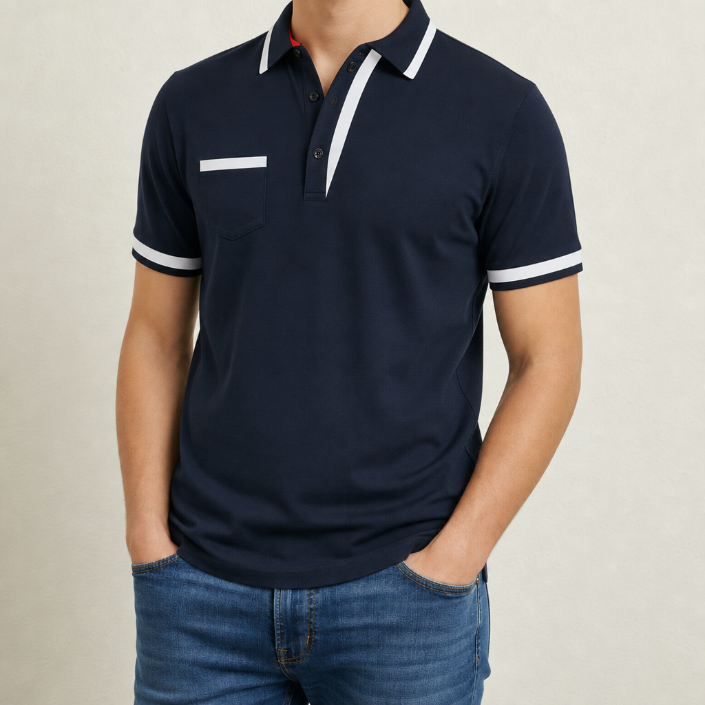 Gianluca Polo Shirt in Dark Blue